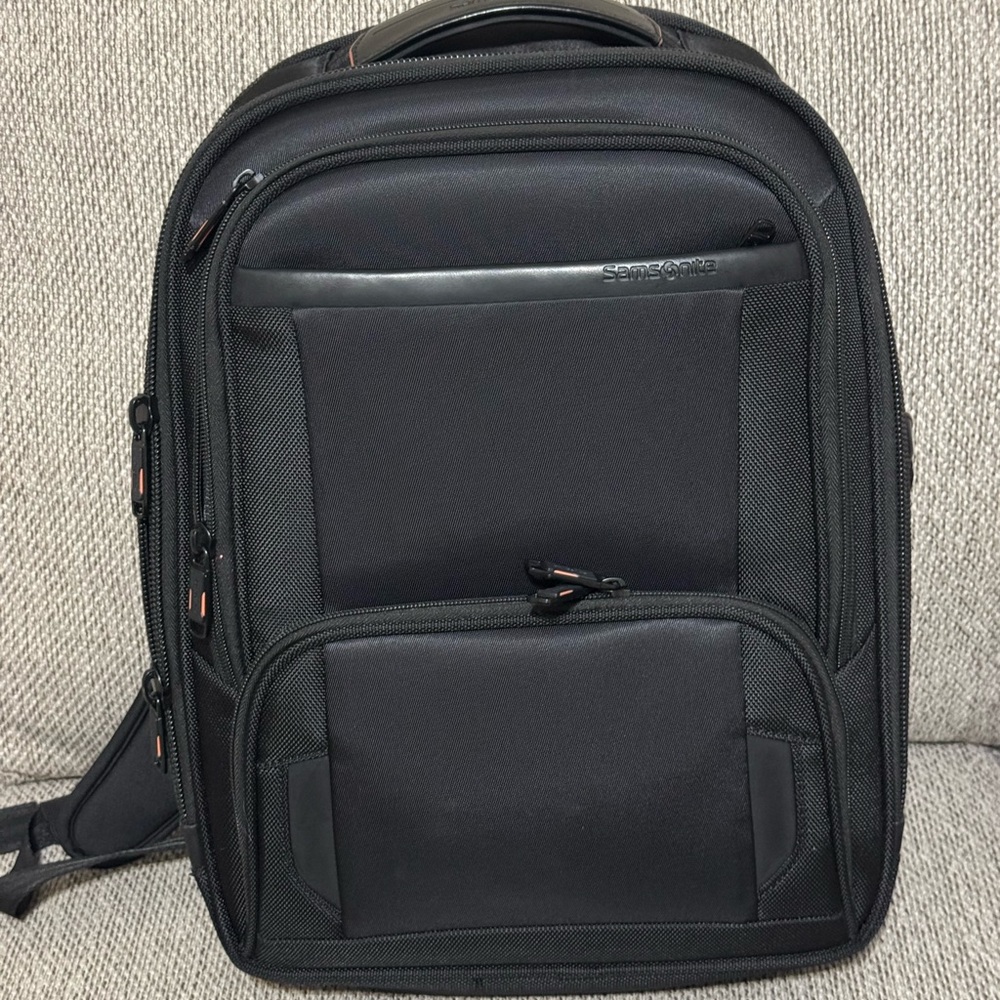 Samsonite Pro Slim Charcoal Black Men's Backpack